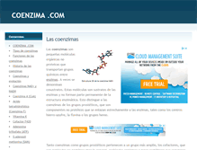 Tablet Screenshot of coenzima.com